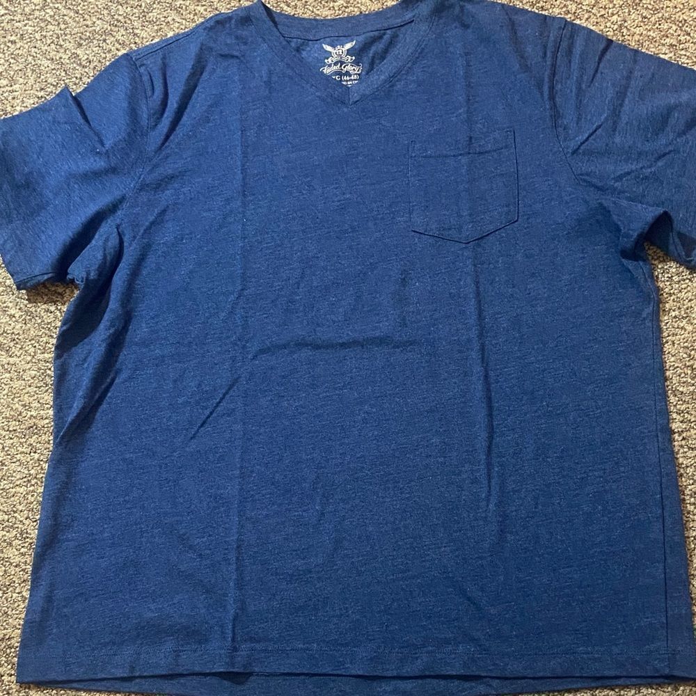 10/$50 Faded Glory Men's Blue T-Shirt Size XL (46-48)